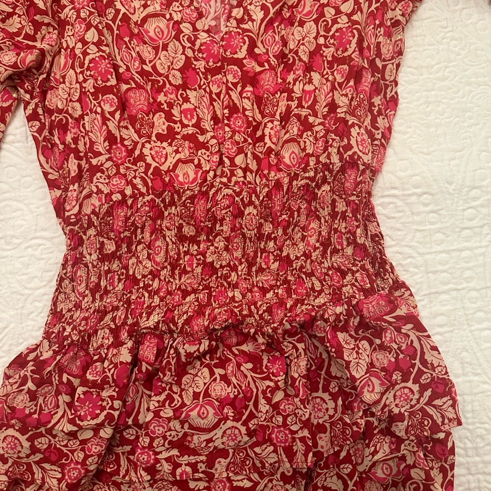 Zara Floral Ruffle Dress - Picture 7 of 9